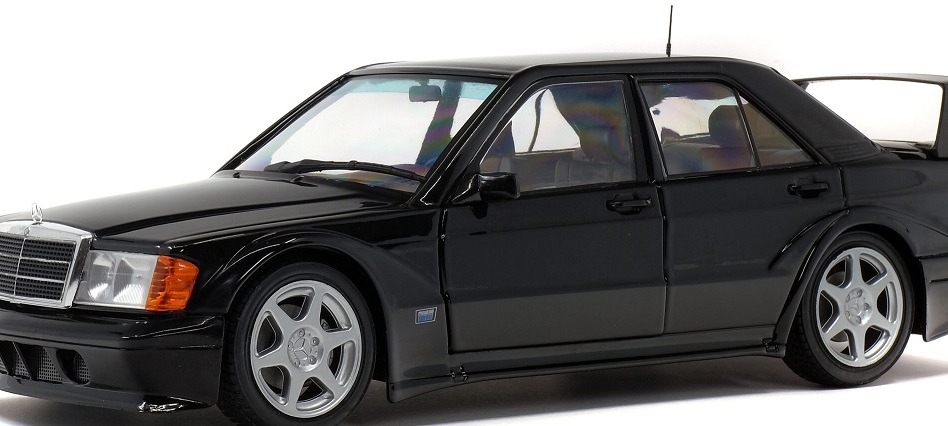 Solido 1/18 Mercesdes 190 Evo II (W201) Black 1990